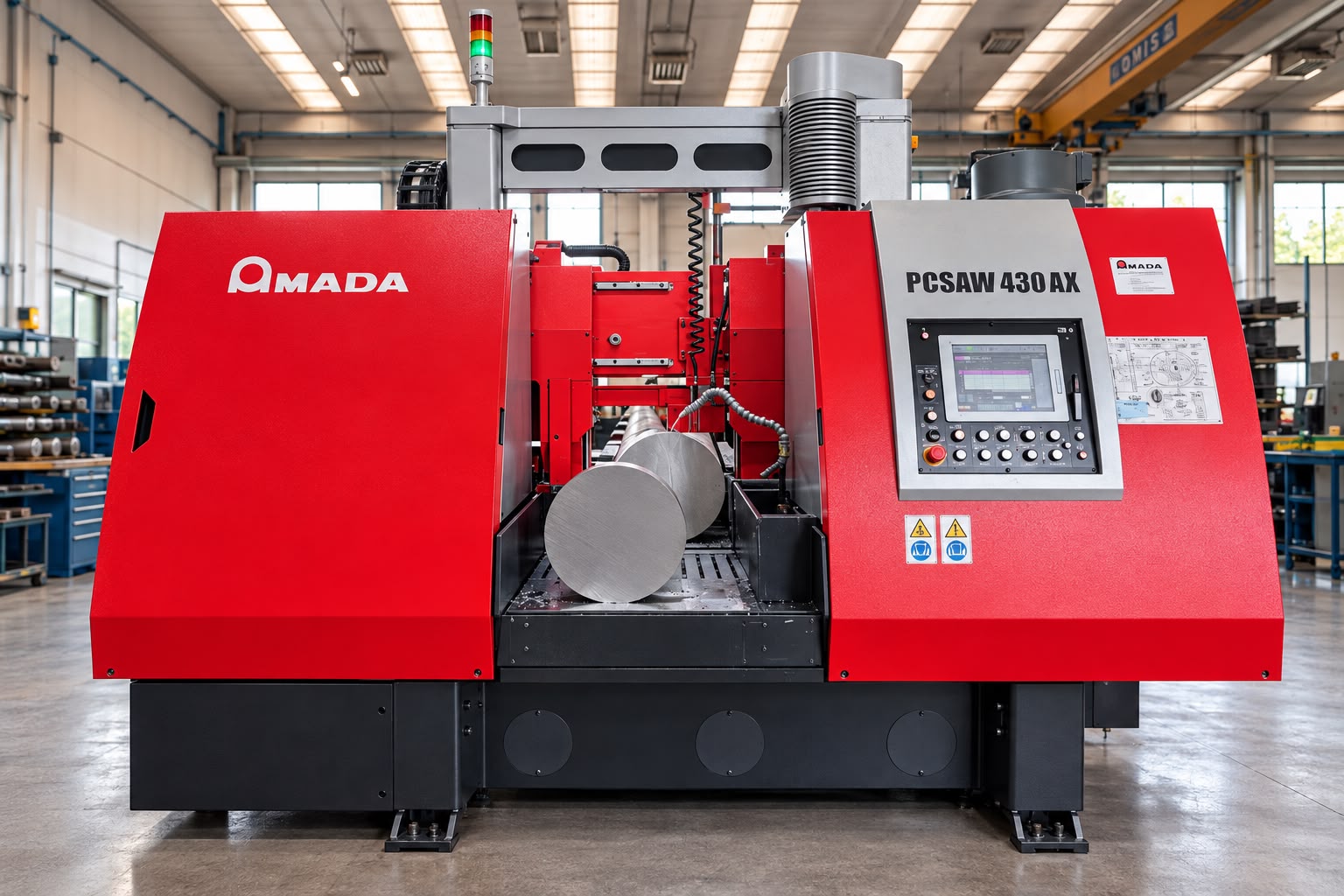 Amada PCSAW 430 - Taglio metalli O.M.T. Bruno Matteo Amada PCSAW 430 per il taglio metalli O.M.T. Bruno Matteo